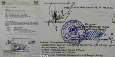 Undangan Apel HAB ke 75