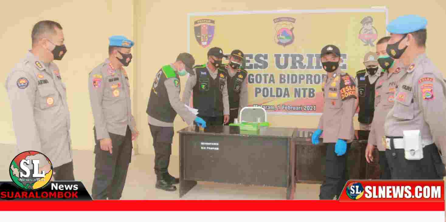 Tes Urine Anggota Polri