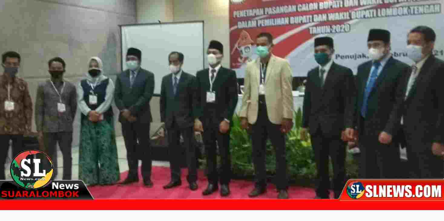 Rapat Pleno Penetapan Bupati dan Wakil Bupati Lombok Tengah Terpilih