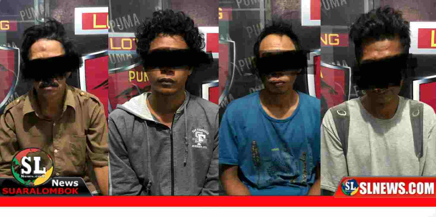 4 Pelaku Penadah Motor Hasil Curanmor