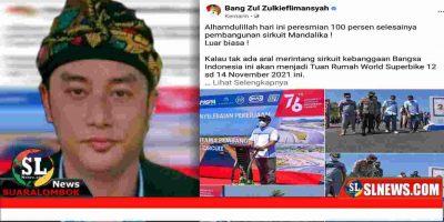 Akun Facebook Gubernur NTB