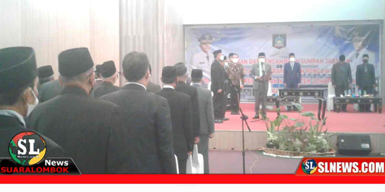 Mutasi Eselon III dan IV Lingkup Pemkab Lombok Tengah