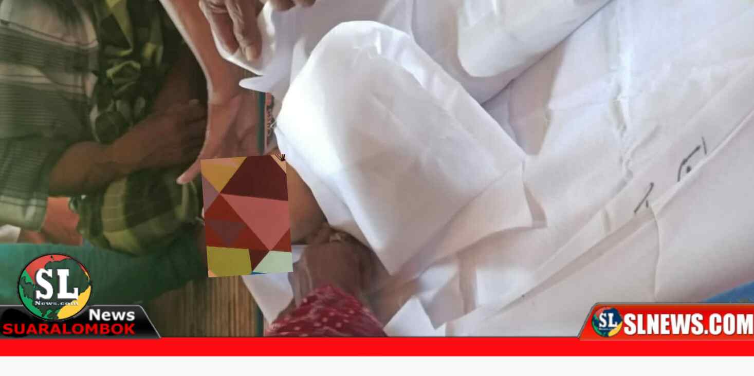 Lakaantas tunggal di jalan raya Desa Tumpak, Lombok Tengah
