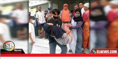 Penyaluran BLT Minyak Goreng di Desa Puyung, Lombok Tengah