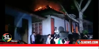 Rumah Warga Desa Tumpak Terbakar