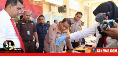 Pemusnahan BB Sabu