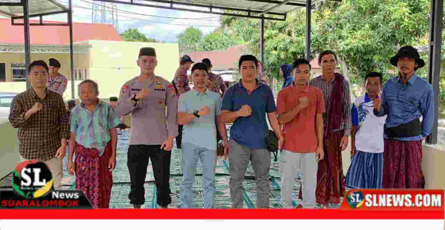 Hearing Warga Pandan Indah ke Polres Lombok Tengah