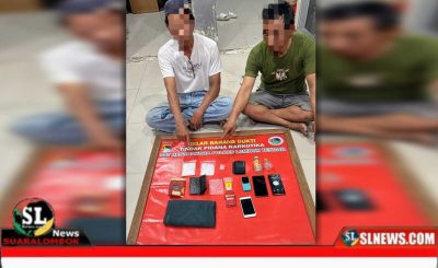 Dua Orang Pengedar Sabu ditangkap Polisi di Kecamatan Kopang