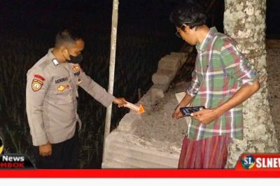 Polsek Kopang Olah TKP Penemuan Bayi Perempuan