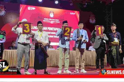 Pengundian nomor Urut Paslon Bupati dan Wakil Bupati Lombok Tengah 2024