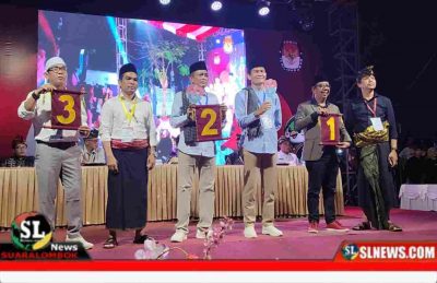 Pengundian dan Penetapan Nomor Urut Paslon Bupati dan Wakil Bupati di Pilkada Lombok Tengah Tahun 2024