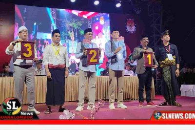 Pengundian dan Penetapan Nomor Urut Paslon Bupati dan Wakil Bupati di Pilkada Lombok Tengah Tahun 2024