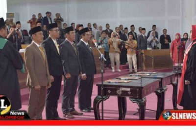 Pelantikan Pimpinan DPRD Lombok Tengah
