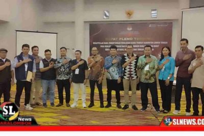 Rapat Pleno Terbuka KPU Lombok Tengah