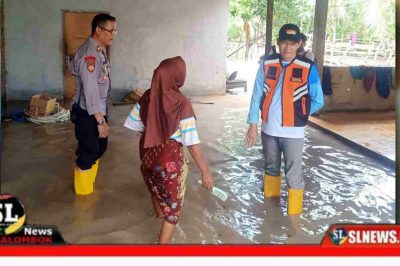 Wakil Bupati Lombok Tengah Turun ke Lokasi Banjir Bangket Parak