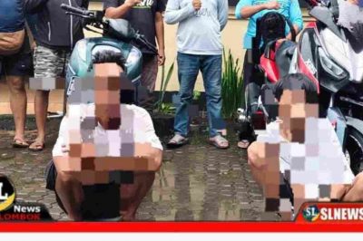 Kawanan Begal di Tangkap Sat Reskrim Polres Lombok Tengah
