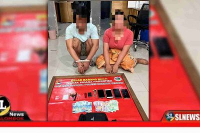 Pasangan Suami Istri dari Desa Beleke Ditangkap Polisi Karena Jual Sabu