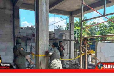 Sat Pol PP Lombok Tengah Segel Bangunan RSCM