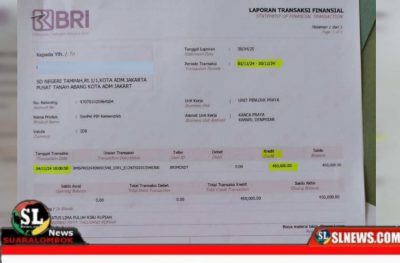 Dana PIP Siswa SDN Tampah Diduga Ditarik Orang Lain