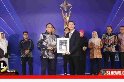 Bupati Lombok Tengah Dapat Penghargaan 100 Pemimpin Visioner