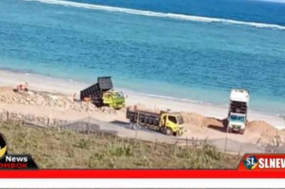 Kades Montong Ajan Bantah Pantai Torok Ditimbun