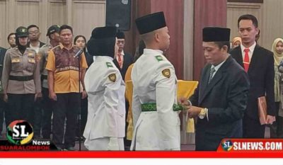 Bupati Lombok Tengah Kukuhkan Anggota Paskibraka