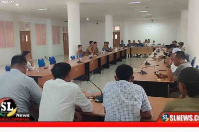 Kompas NTB Hearing ke DPRD Lombok Tengah Terkait Penimbunan Sempadan Pantai Torok Aik Belek