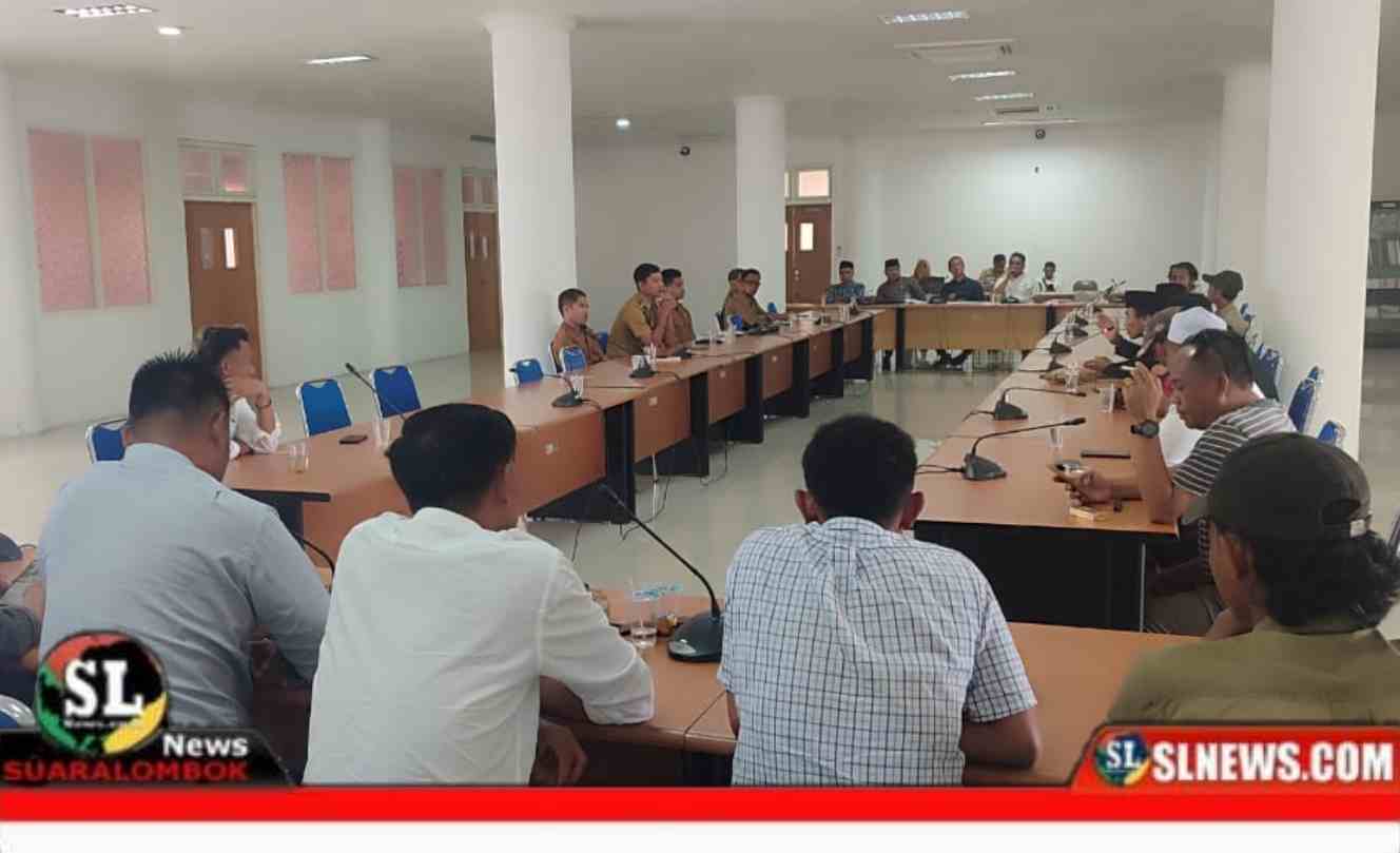Kompas NTB Hearing ke DPRD Lombok Tengah Terkait Penimbunan Sempadan Pantai Torok Aik Belek