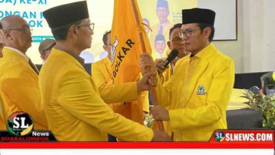 Nursiah Terpilih Secara Aklamasi Jadi Ketua DPD II Partai Golkar Lombok Tengah