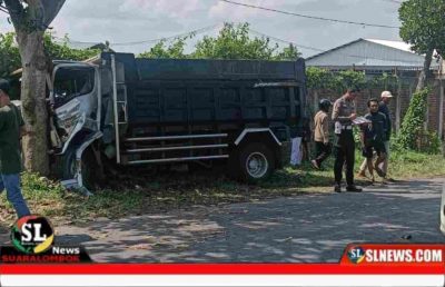 Pemotor di Lombok Tengah Tewas Dilidas Dump Truk