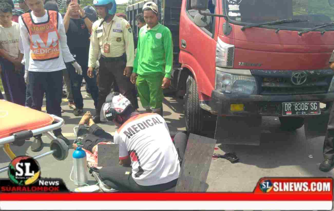 Sisiwi SMK Tewas Terlindas Dump Truk didepan Sirkuit Internasional Mandalika
