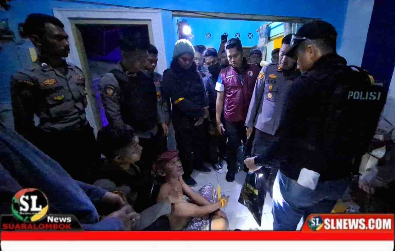Polisi Gerebek Sarang Narkoba di Desa Lekor