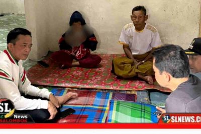 Bupati Lombok Tengah Jenguk Penderita Penyakit Kulit