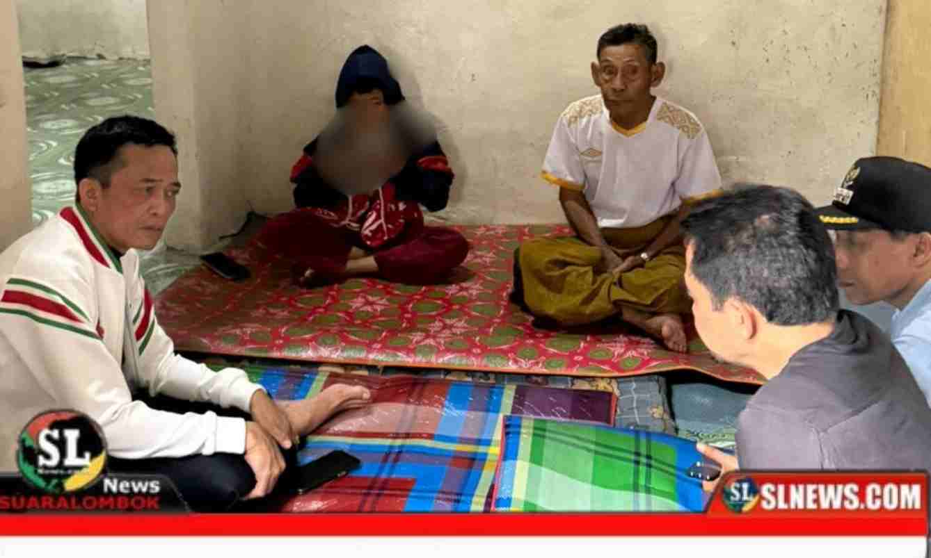 Bupati Lombok Tengah Jenguk Penderita Penyakit Kulit