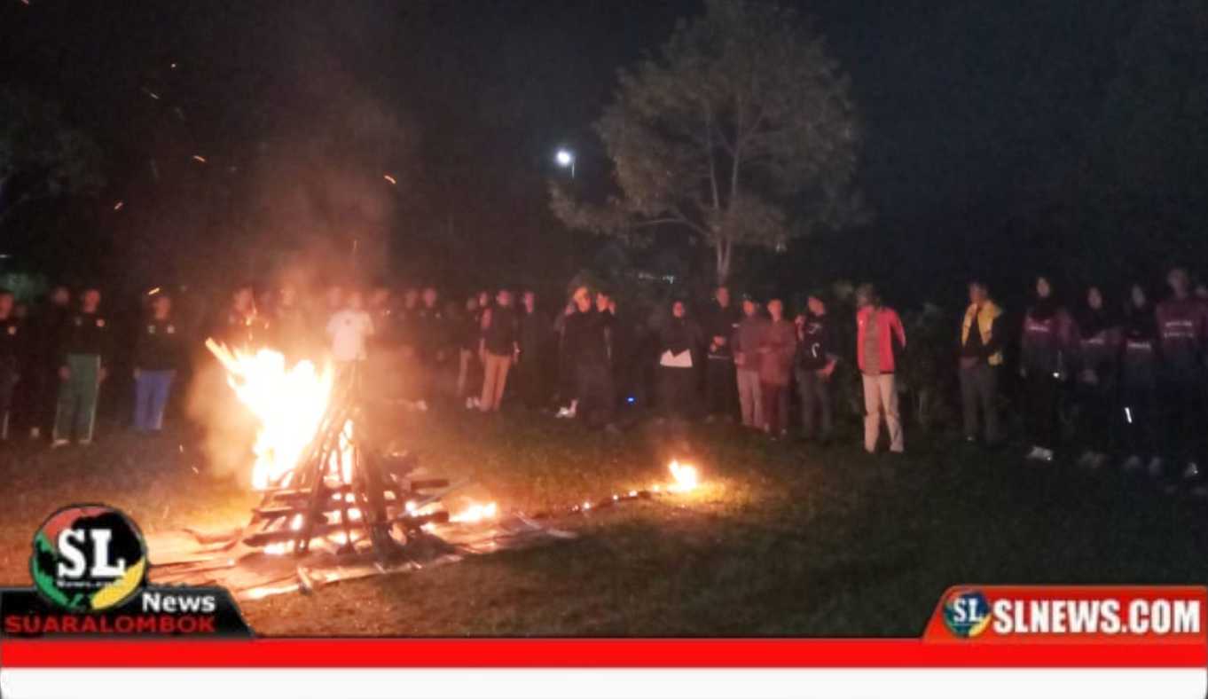 Bakesbangpol Lombok Tengah Gelar Kemah Pembauran Paskibraka Sekolah