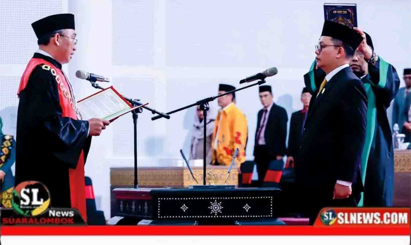 Pelantikan Wakil Ketua DPRD Lombok Tengah