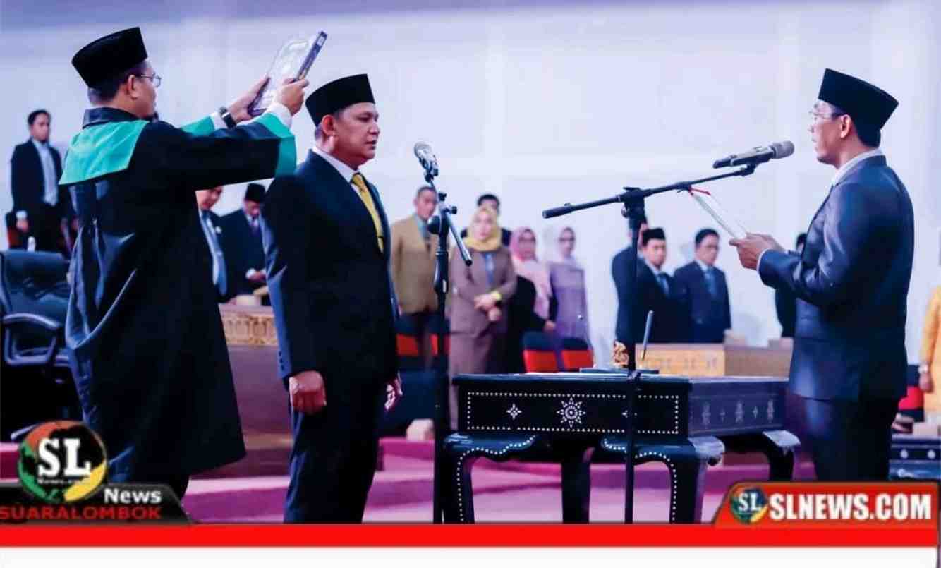 Rasidi Dilantik Jadi Anggota DPRD Lombok Tengah