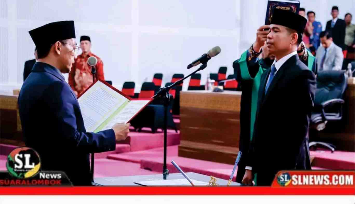 Dono Kasino Indro Dilantik Jadi Anggota DPRD Lombok Tengah