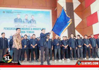 Pengurus PWI Lombok Tengah Dikukuhkan