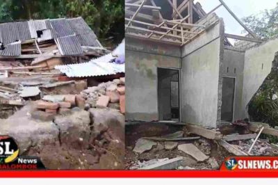 Rumah Warga Didekat The Mandalika Roboh Akibat Tanah Bergerak