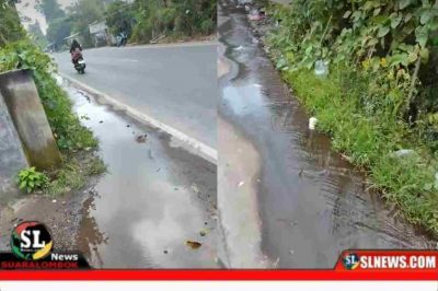 PDAM Lombok Tengah Tak Kunjung Perbaiki Pipa Bocor