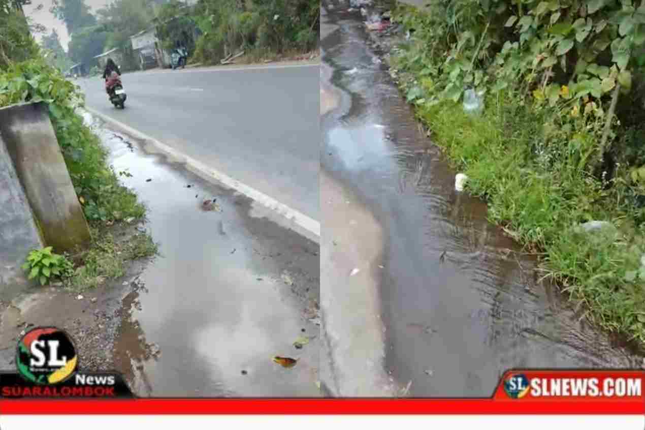 PDAM Lombok Tengah Tak Kunjung Perbaiki Pipa Bocor