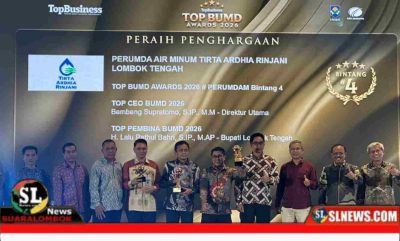 Bupati Lombok Tengah Dapat Penghargaan Top Pembina BUMD 2026