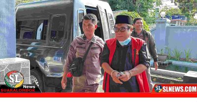 Mantan Bupati Lombok Tengah Dijebloskan ke.Penjara