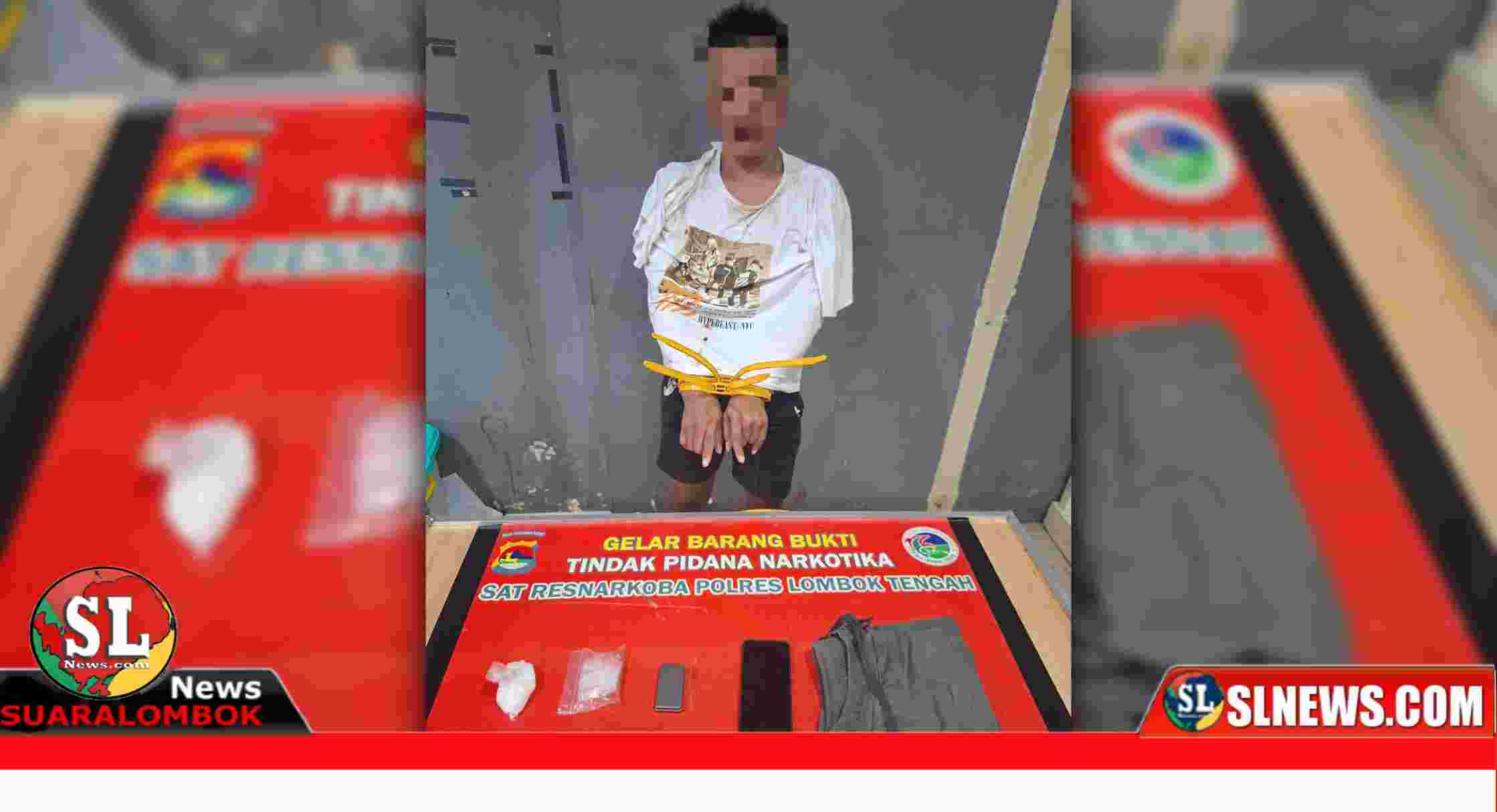 Jual sabu petani di Lombok Tengah ditangkap Polisi
