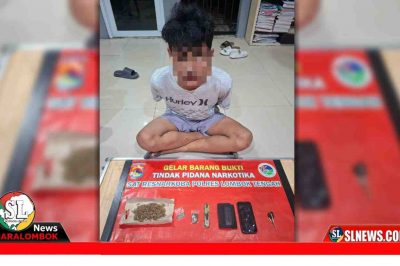 Pengedar Ganja asal Kota Mataram di Tangkap di Lombok Tengah