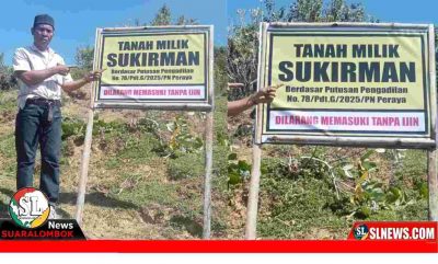 Tanah Sukirman Dirampas Paksa