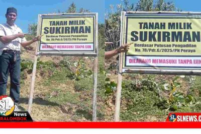 Tanah Sukirman Dirampas Paksa