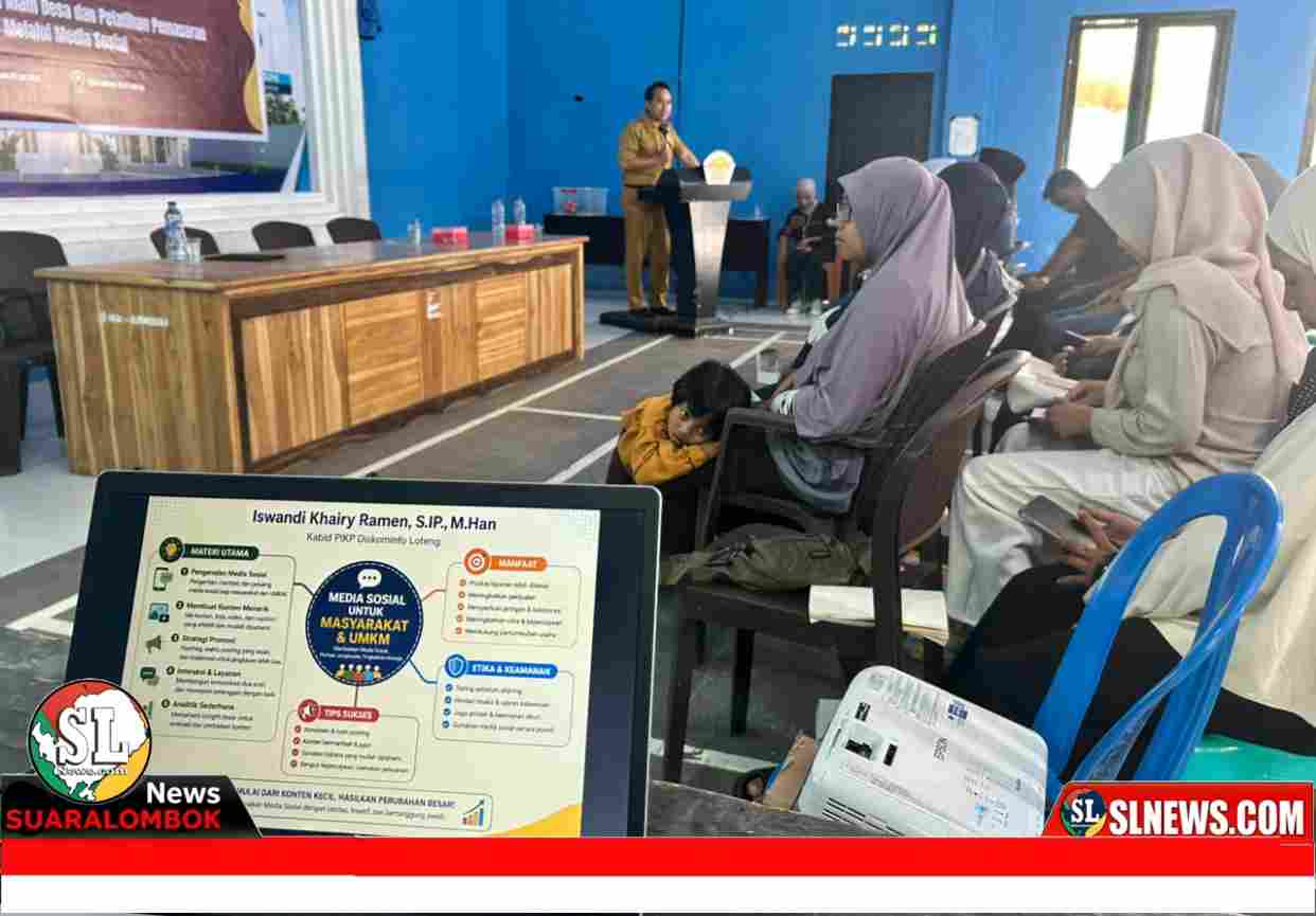 Diskominfo Lombok Tengah Sosialisasikan Pemasaran Digital