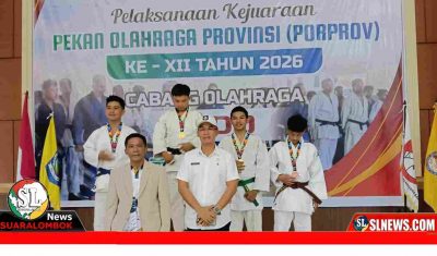 Atlet Judo Lombok Tengah Juara Umum Porprov NTB 2026